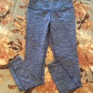 Blue Nike DriFit workout pants
